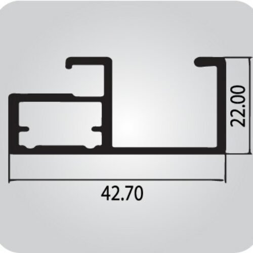 20mm G Handle Frame Profile – 3mtr