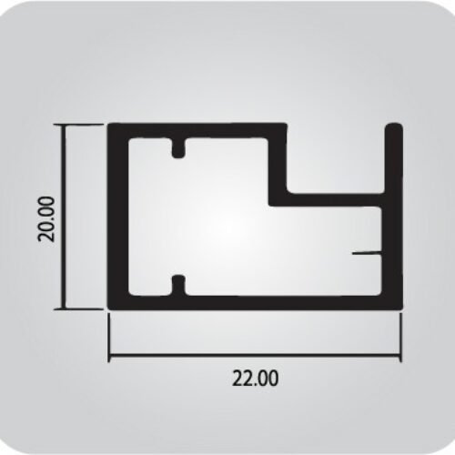 22mm Frame Profile – 3mtr