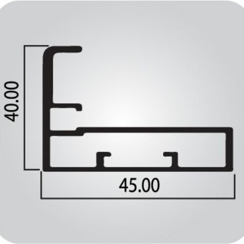 45mm J Handle Frame Profile Eco Series – 3mtr